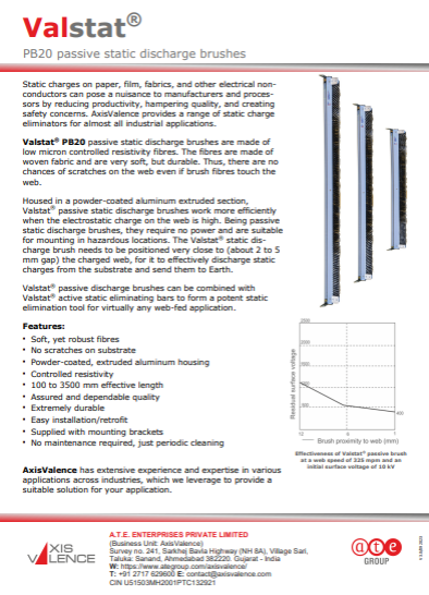 Valstat® Passive Discharge Brush